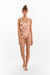 Encantadore one piece with ruched straps